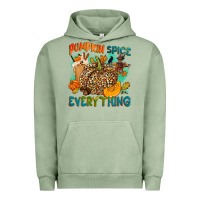 Pigment Oil Green Pumpkin spice everything Urban Hoodie - NancyCooperArtShop
