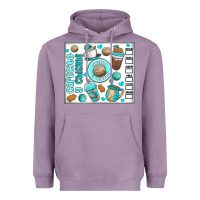 Lavender cafecito y chisme Heavyweight Hoodie - MaliasSmallBusiness