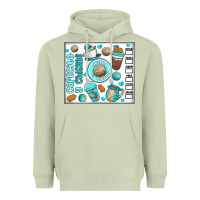 Matcha cafecito y chisme Heavyweight Hoodie - MaliasSmallBusiness