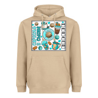 Mushroom cafecito y chisme Heavyweight Hoodie - MaliasSmallBusiness