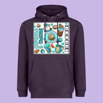 Cafecito Y Chisme Heavyweight Hoodie Designed By Maliassmallbusiness