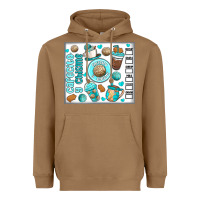Toasted Coconut cafecito y chisme Heavyweight Hoodie - MaliasSmallBusiness