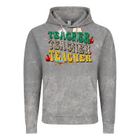 Cloud Rock teacher teacher teacher Vintage Hoodie - Zillion Design Studio