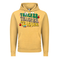 Vintage Mustard teacher teacher teacher Vintage Hoodie - Zillion Design Studio