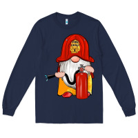 Navy firefighter gnomes Long Sleeve Tee - Artiststas