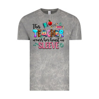 This Teacher Wears Her Heart On Sleeve Vintage Tee | Teevron