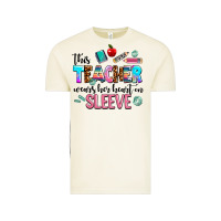 Vintage Arctic this teacher wears her heart on sleeve Vintage Tee - AdoDesignShop
