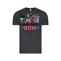 Vintage Black this teacher wears her heart on sleeve Vintage Tee - AdoDesignShop