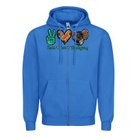 True Royal peace love thanksgiving Zipper Hoodie - Jasminsmagicworld