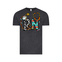 Vintage Black rn nurse Vintage Tee - CowhideDigitalArt