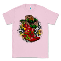 Bubblegum Pink Christmas Cowboy Boots Classic Tee - JahusDesignShop