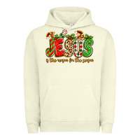 Pigment Pistachio jesus is the reason for the season Urban Hoodie - texasbilliewilder