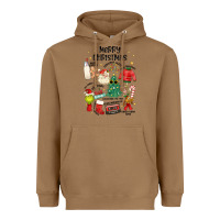 Toasted Coconut merry christmas Heavyweight Hoodie - MaliasSmallBusiness