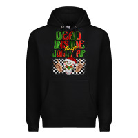 Black dead inside but jolly af Premium Hoodie - BarkalooDesign