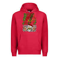 Cardinal dead inside but jolly af Premium Hoodie - BarkalooDesign