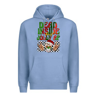 Colony Blue dead inside but jolly af Premium Hoodie - BarkalooDesign