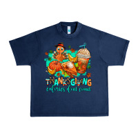 Navy thanksgiving calories dont count Urban Heavy Tee - AdoDesignShop