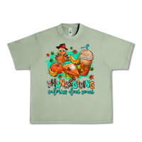 Oil Green thanksgiving calories dont count Urban Heavy Tee - AdoDesignShop