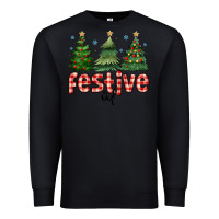 Black festive af Premium Sweatshirt - MaliasSmallBusiness