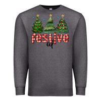 Charcoal Heather festive af Premium Sweatshirt - MaliasSmallBusiness