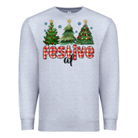 Heather Grey festive af Premium Sweatshirt - MaliasSmallBusiness