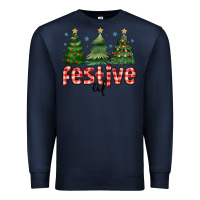 Navy festive af Premium Sweatshirt - MaliasSmallBusiness