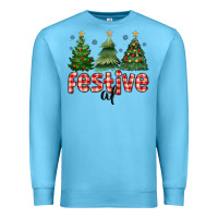 Ocean Blue festive af Premium Sweatshirt - MaliasSmallBusiness