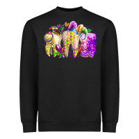 Black mardi gras tooth Heavyweight Sweatshirt - RacoonDesign