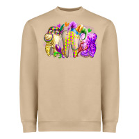 Mushroom mardi gras tooth Heavyweight Sweatshirt - RacoonDesign
