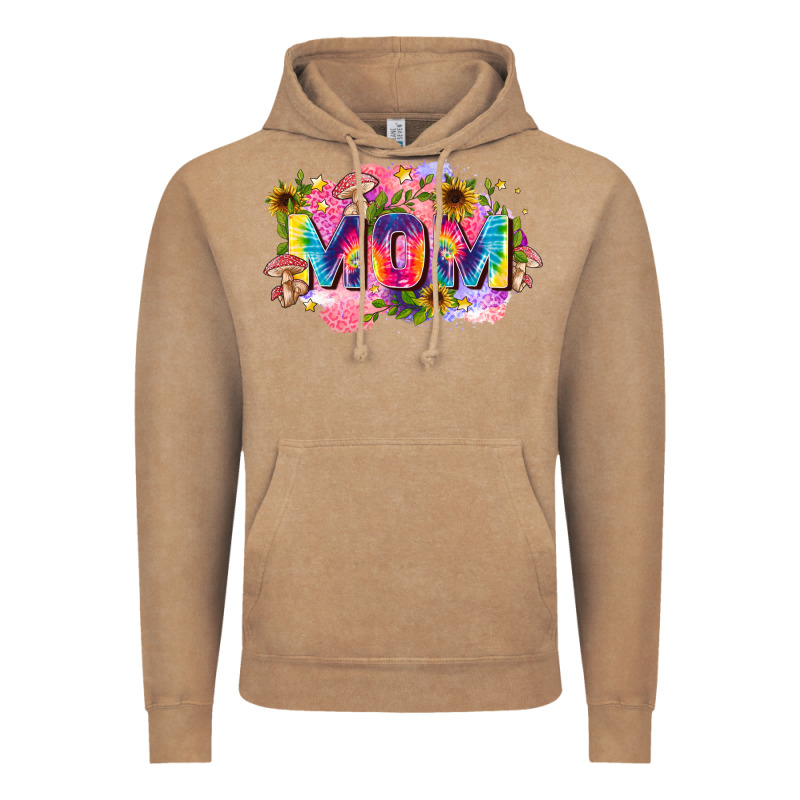 Tie Dye Mom Vintage Hoodie by Zillion Design Studio | Teevron