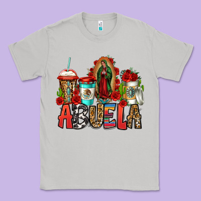 Lady Of Guadalupe Abuela Coffee Cups Classic Tee Designed By Jasminsmagicworld