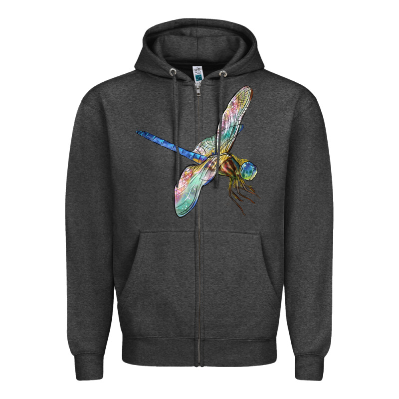 Dragon Fly Zipper Hoodie by LillyAllenDesigns | Teevron