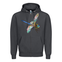 Smoke Dragon Fly Zipper Hoodie - LillyAllenDesigns