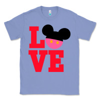 Colony Blue Minnie Mouse Classic Tee - CowhideDigitalArt