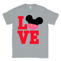 Heather Grey Minnie Mouse Classic Tee - CowhideDigitalArt