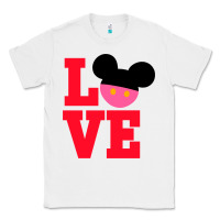 White Minnie Mouse Classic Tee - CowhideDigitalArt