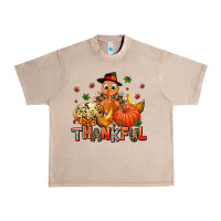 French Oak thankful pumpkins and turkey Urban Heavy Tee - AdoDesignShop