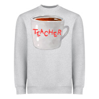 Heather Grey teachers mug  fa element Heavyweight Sweatshirt - FaDigitalArtStudio