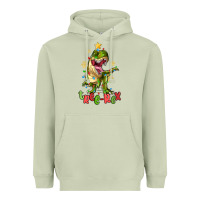 Matcha tree rex trex christmas dinosaur Heavyweight Hoodie - MaliasSmallBusiness