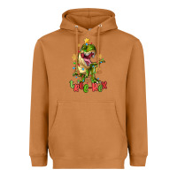 Meerkat tree rex trex christmas dinosaur Heavyweight Hoodie - MaliasSmallBusiness