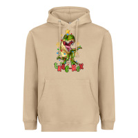 Mushroom tree rex trex christmas dinosaur Heavyweight Hoodie - MaliasSmallBusiness