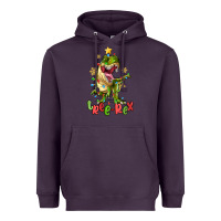 Plum tree rex trex christmas dinosaur Heavyweight Hoodie - MaliasSmallBusiness