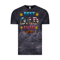 Cloud Black best dad ever Vintage Tee - HRA Design Shop