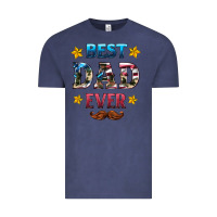 Vintage Denim best dad ever Vintage Tee - HRA Design Shop
