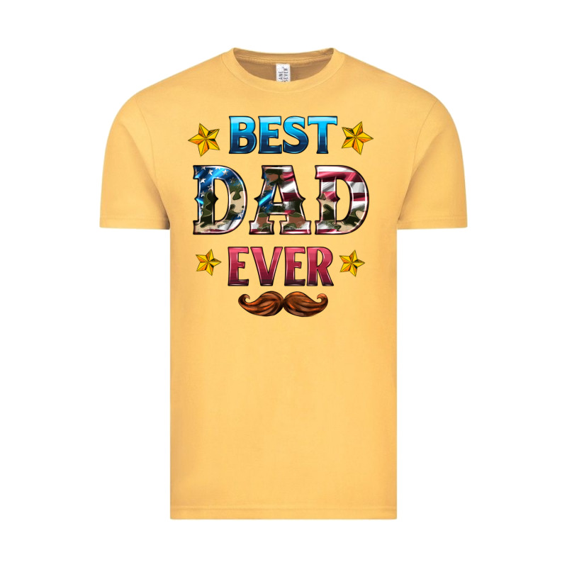 Best Dad Ever Vintage Tee by HRA Design Shop | Teevron