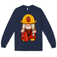 Navy firefighter gnomes Long Sleeve Tee - Artiststas