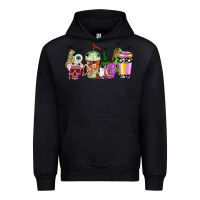 Foreset Green Halloween coffee cups Urban Hoodie - NancyCooperArtShop
