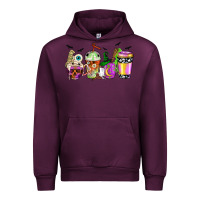 Mauve Wine Halloween coffee cups Urban Hoodie - NancyCooperArtShop