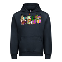 Navy Halloween coffee cups Urban Hoodie - NancyCooperArtShop