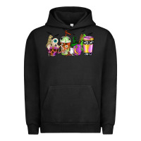 Pigment Black Halloween coffee cups Urban Hoodie - NancyCooperArtShop